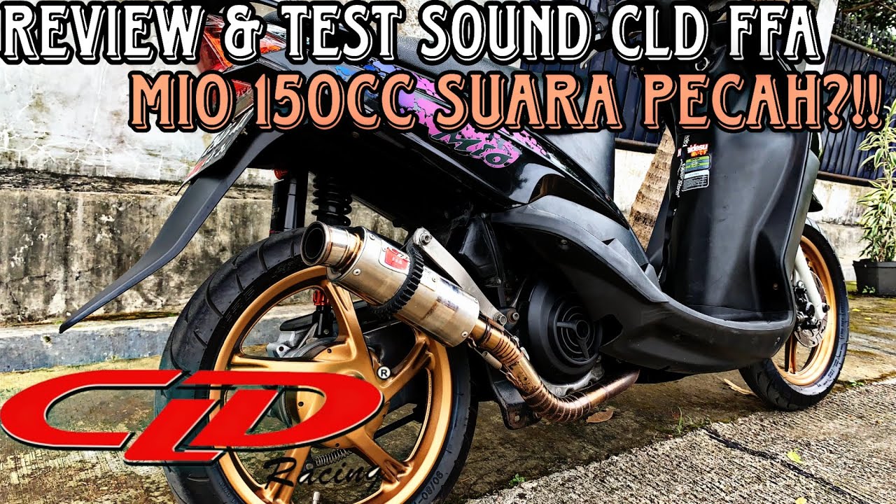 KNALPOT CLD FFA MIO KARBU 150CC BORE UP SUARANYA BASS?!! #mio #cld #knalpotracing #boreup #yamaha