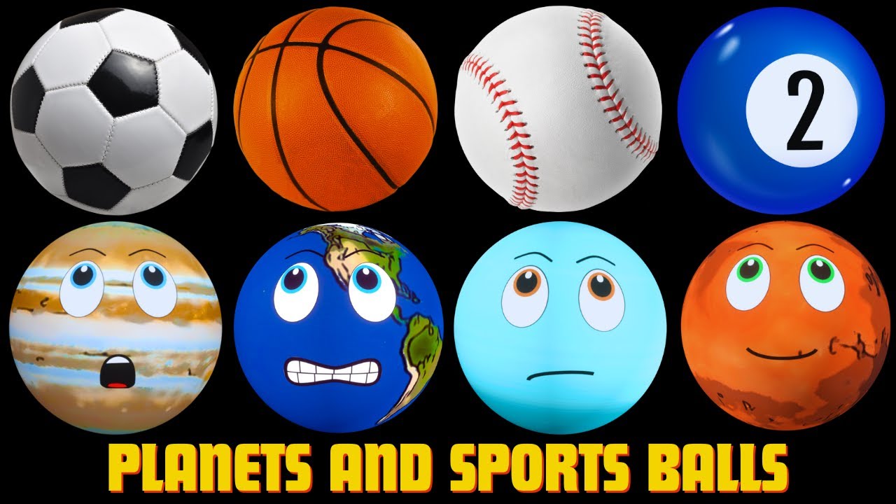 Planet Size Comparison with Sports Balls | Solar System for Kids | Planet Comparison | Kids Videos