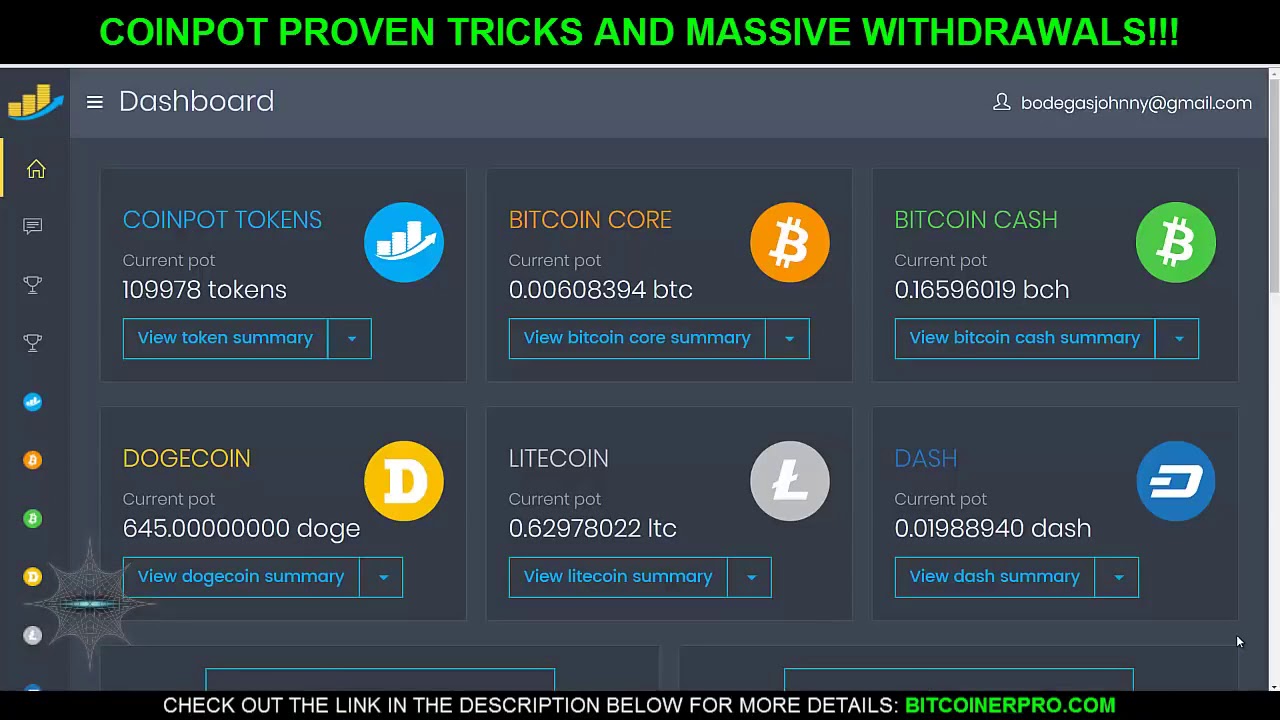 COINPOT FAUCETS: PROVEN TRICKS AND MASSIVE WITHDRAWALS
