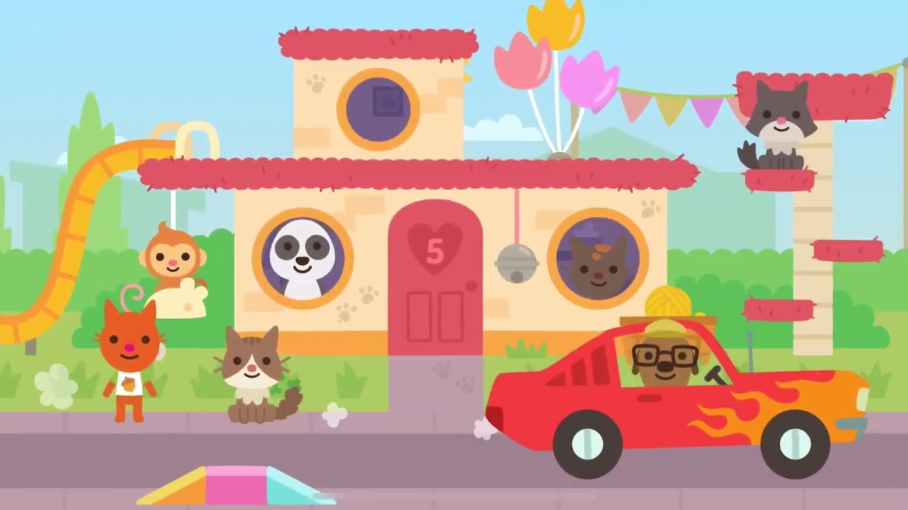 NEW! Sago Mini School FULL | Trains, Street Party | Kids Game Preschool