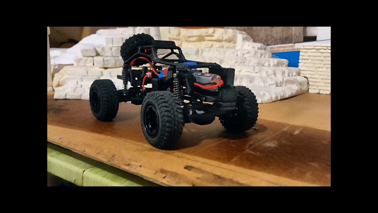 RGT 136240 V2 1/24 Micro Rock Crawler - Upgrade ESC lipo 2S Test #1