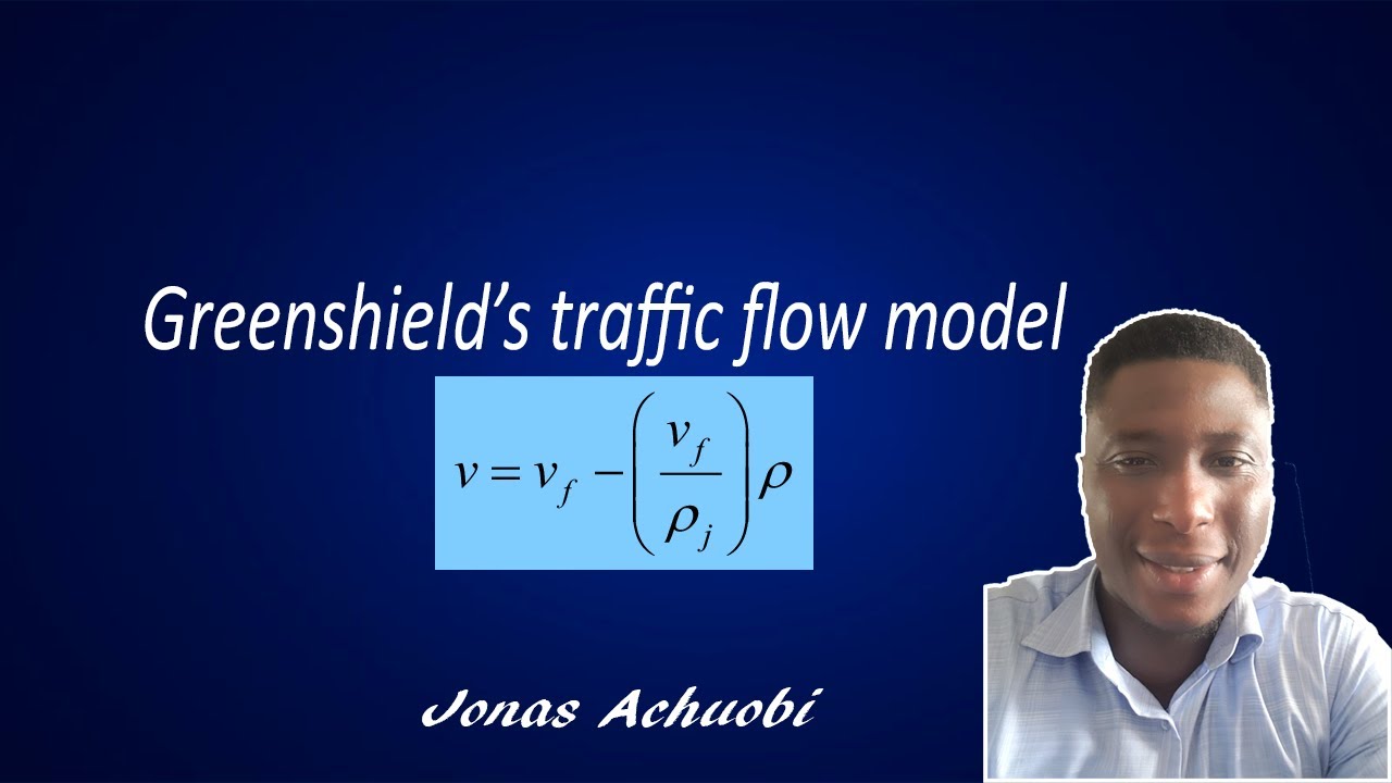 Greenshield’s traffic flow Model