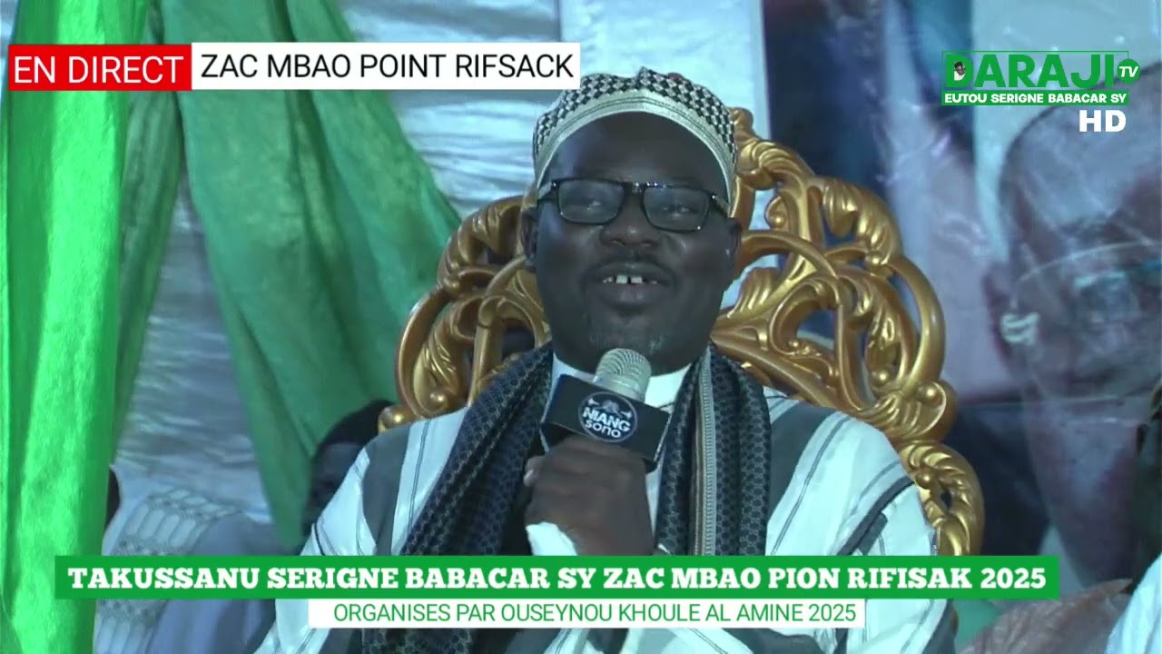 Discours S.moustapha Sy Al Amine Takussanu Ouseynou Khoulé Al Amine 2025