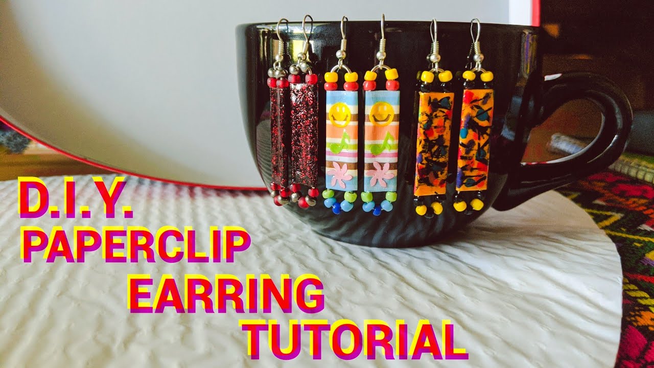D.I.Y. Paper Clip Earring Tutorial