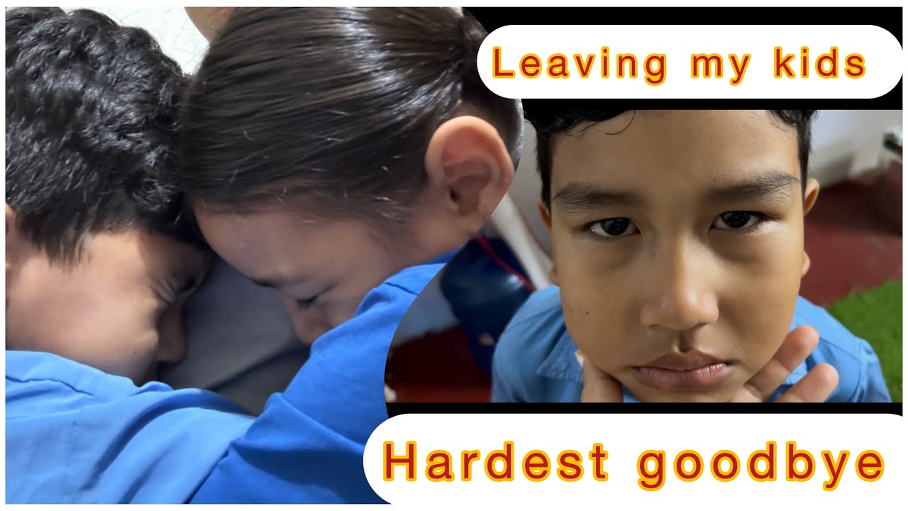 Goodbye is not always gentle 😔|| leaving my kids behind || winterbusiness 