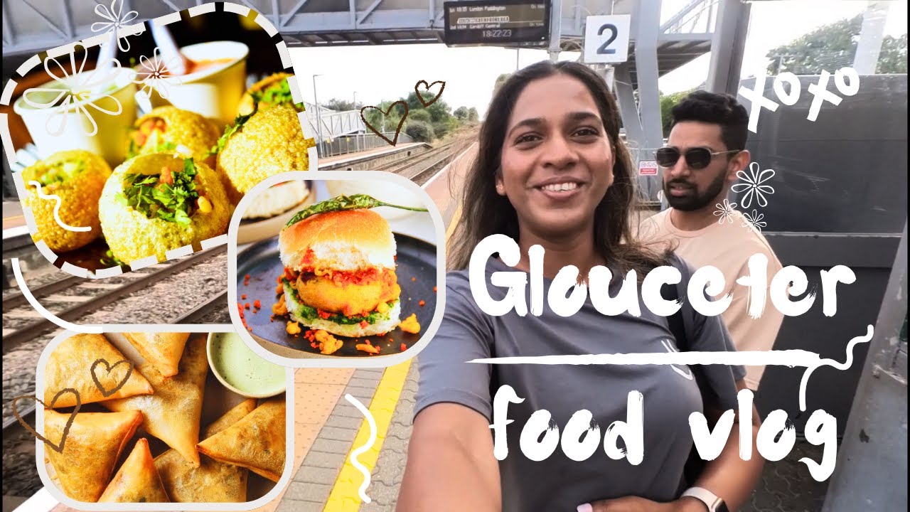 what happened when Aggy tried  Indian street food (Vada pav) in Gloucester? #food#goanvloggers.