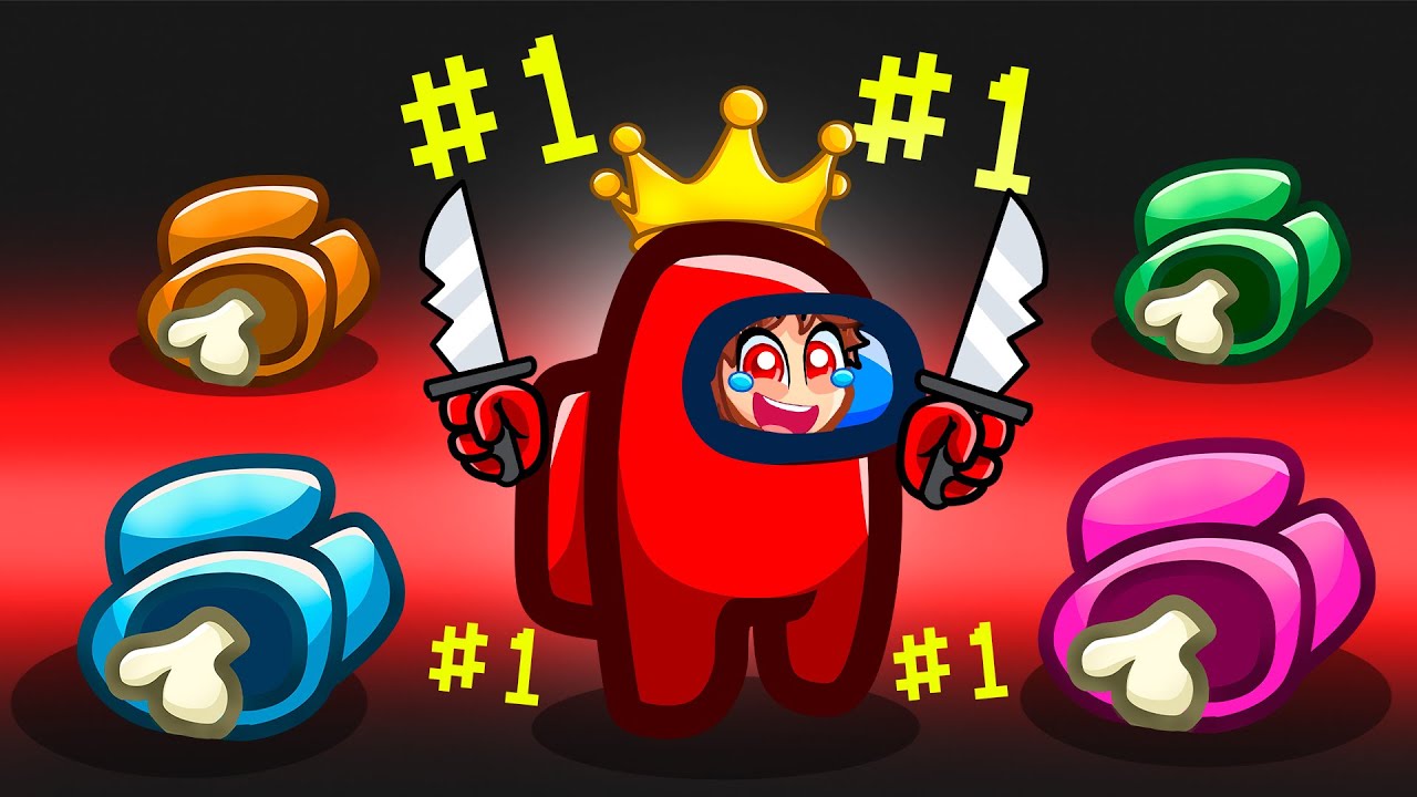 I Pretended To Be The #1 Among Us Player With MY CRAZY FAN GIRLS...