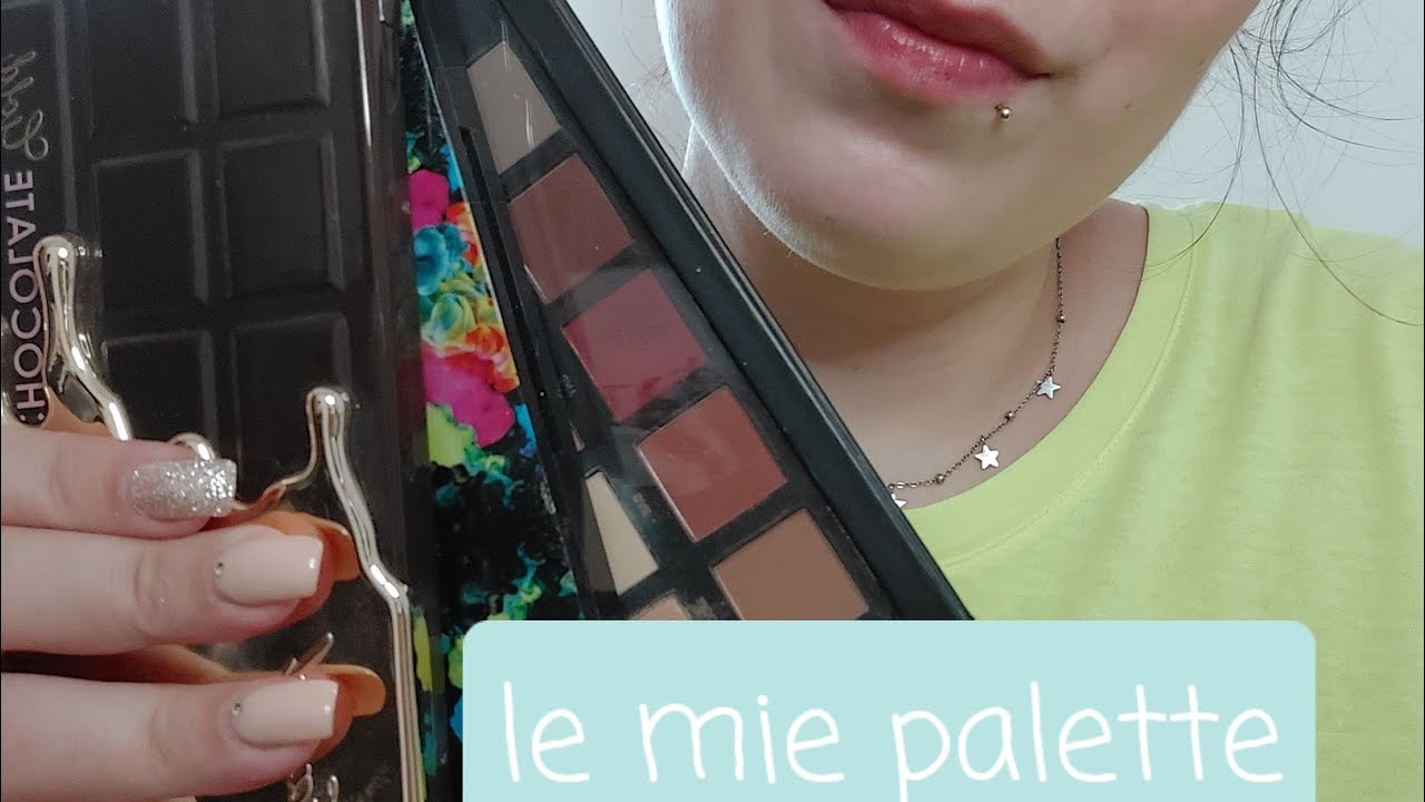 Tutte le mie palette in asmr!!