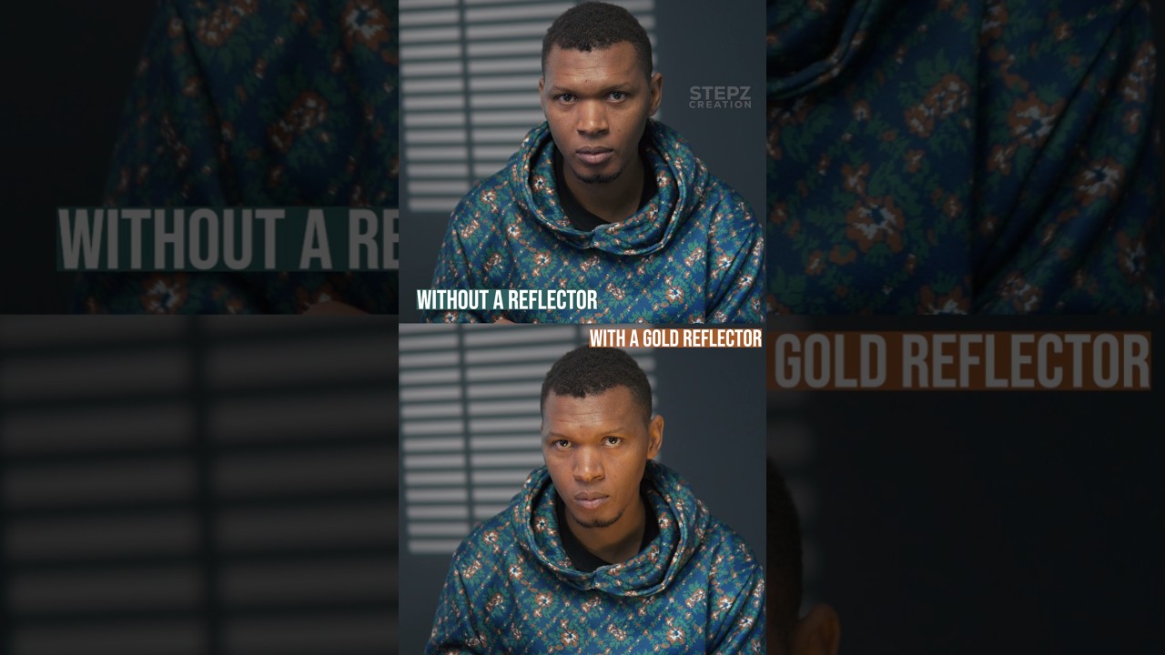 Reflector OR No Reflector? #budgetstudio #youtubestudio #viral #music #hiphop #photography