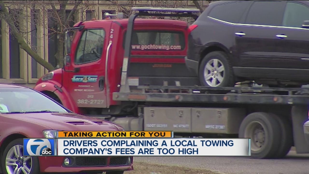 Drivers complain about high fee from towing company
