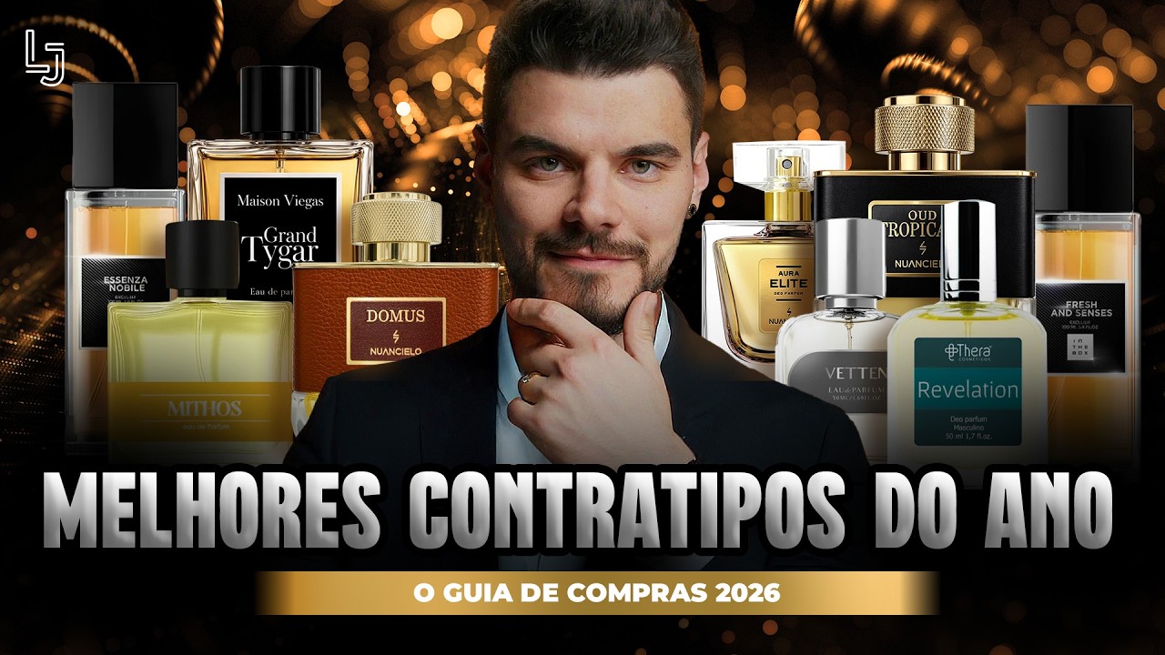 OS MELHORES PERFUMES CONTRATIPOS MASCULINOS DO ANO! O Guia OFICIAL de COMPRAS 2026