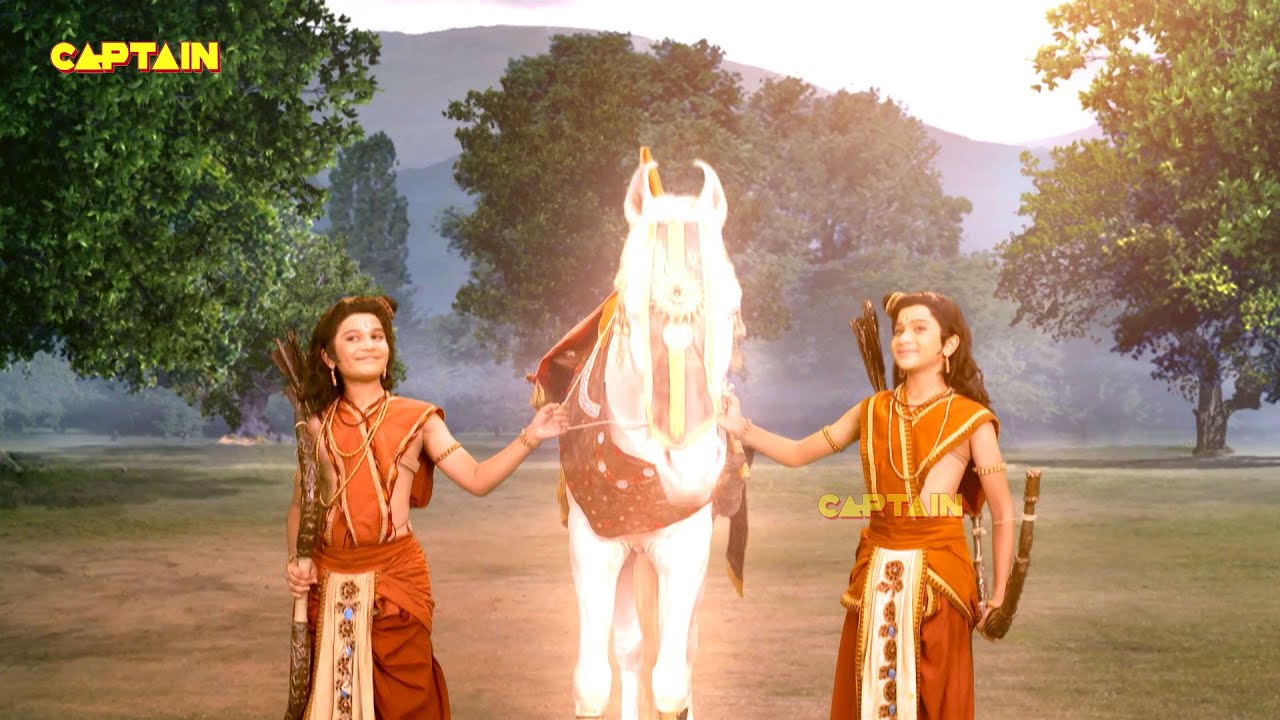 लव और कुश ने पकड़ा श्री राम जी अश्वमेध के अश्व को || संकट मोचन महाबली हनुमान || भाग. 602