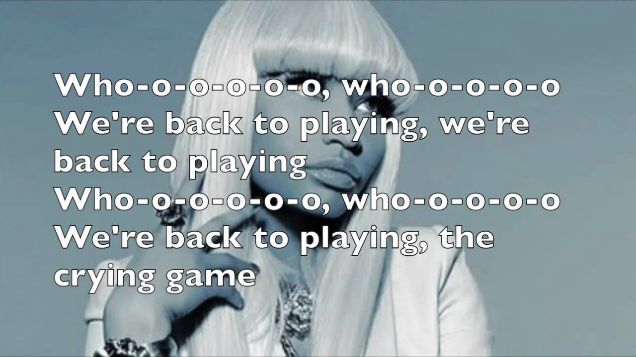 Nicki Minaj ft Jessie Ware - The crying game lyrics (official audio)