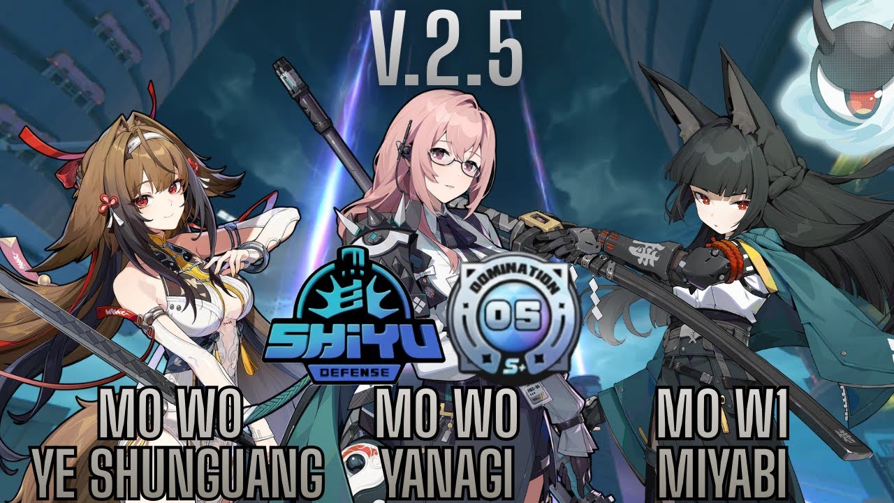 V.2.5. Shiyu Defense 5 | M0W0 Ye Shunguang, M0W0 Yanagi & M0W1 Miyabi | Zenless Zone Zero 2.5