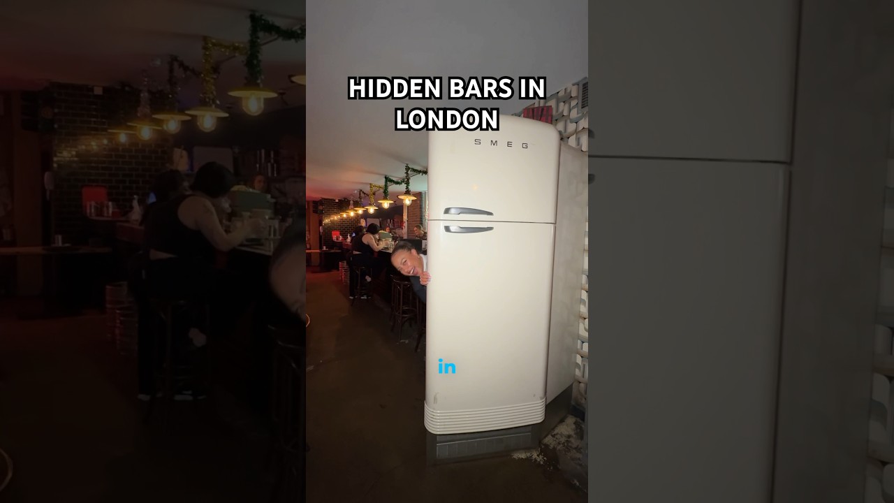 HIDDEN BARS IN LONDON LETS GOOOOO #speakeasy #secretbars #hiddenbar #london