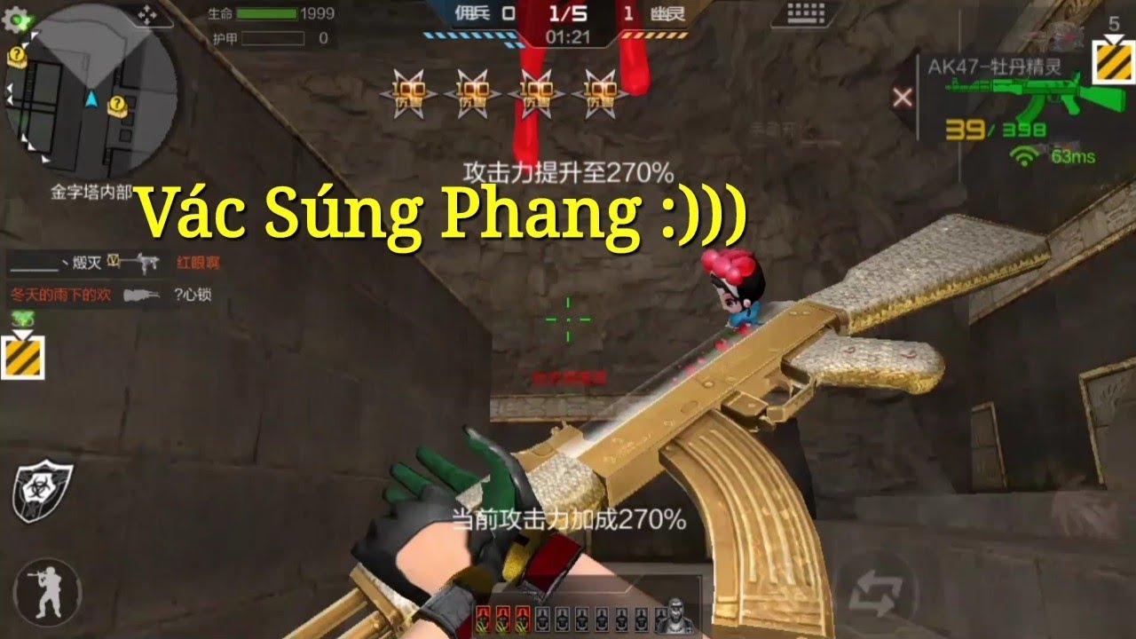 CF Mobile/CF Legends | AK-47 Peony Wizard [VIP] - Tương Súng Vào Mồm Zombie :)))