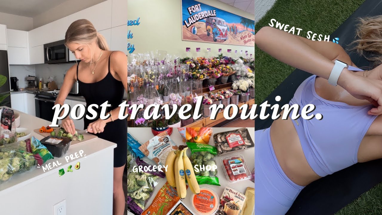 ROUTINE POST VIAGGIO (motivazione, allenamento a casa, spesa)