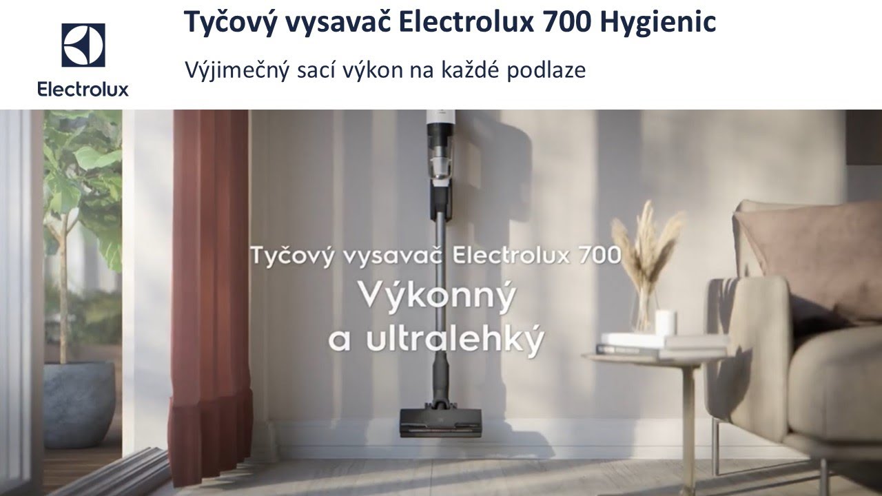 Tyčov&yacute; vysavač Electrolux 700 Hygienic