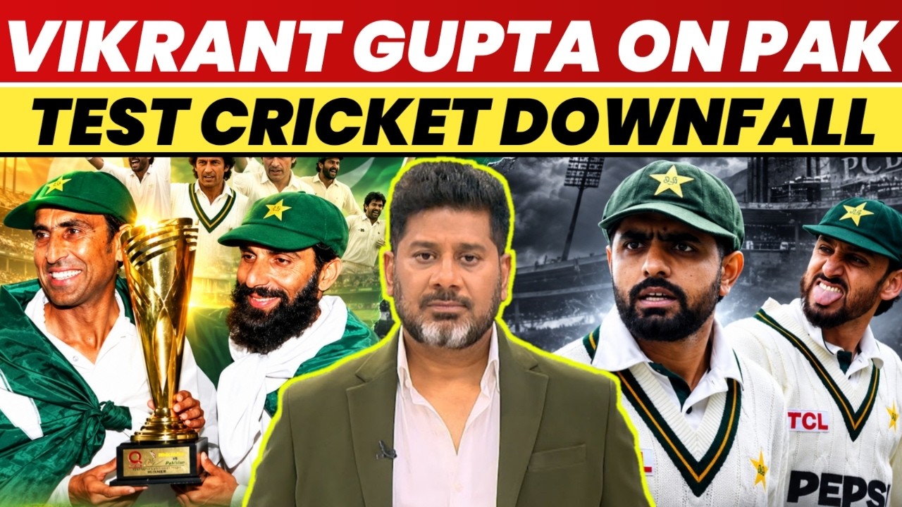 Vikrant Gupta On Pakistan Test Cricket Downfall | Vikrant Gupta On Pakistan | Vikrant Gupta | PCB