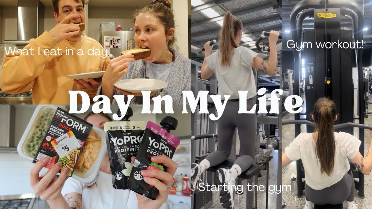 Day In My Life: starting the gym, what I eat in a day, house reset & goals for this year