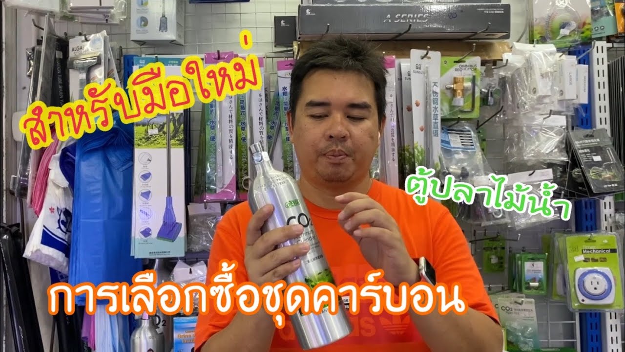 สำหรับมือใหม่ การเลือกซื้อชุดคาร์บอน ตู้ปลาไม้น้ำ