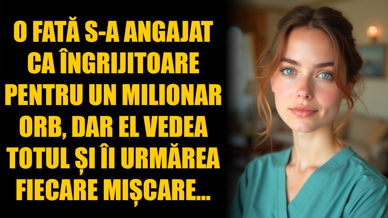 O fată s-a angajat ca &icirc;ngrijitoare pentru un milionar orb, dar el vedea totul și &icirc;i urmărea fiecare