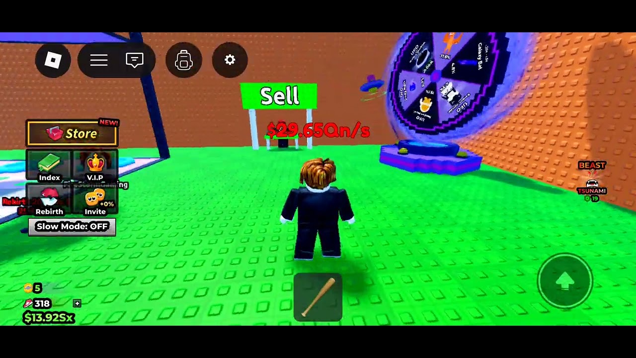 Gaming of escape the tsunami for brainrots