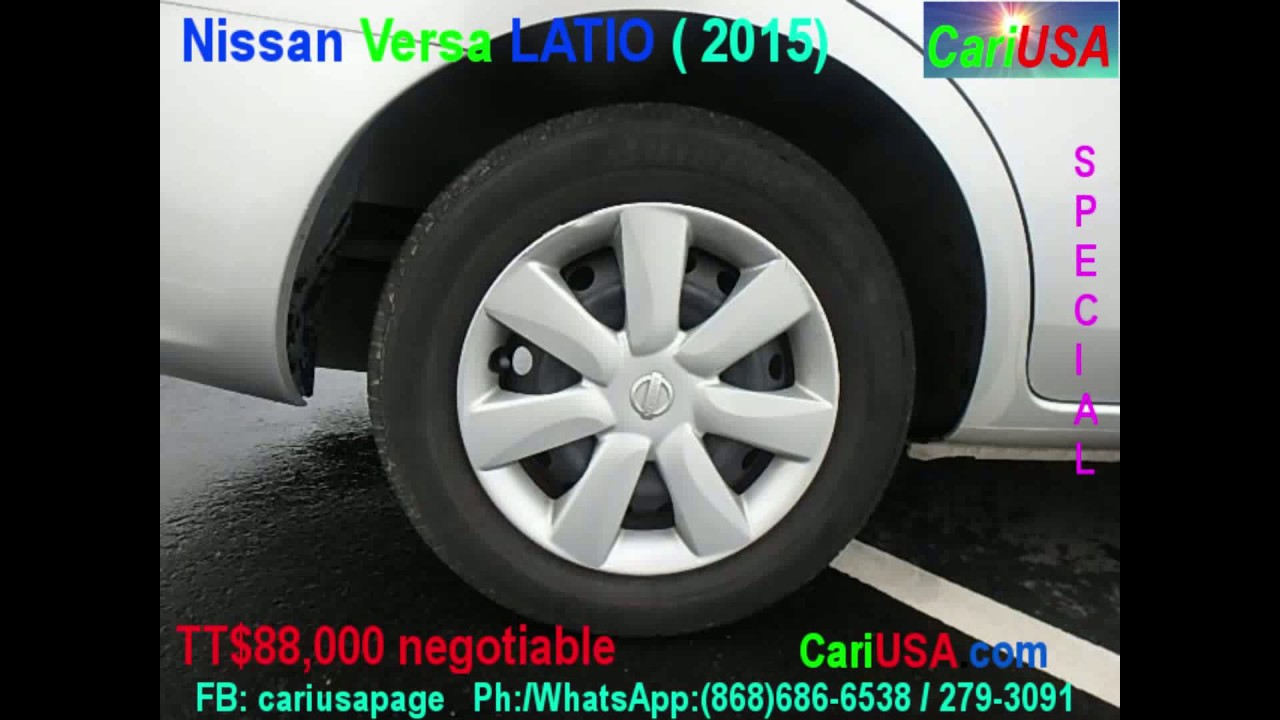 2015 Nissan Versa Latio Silver CariUSA.com
