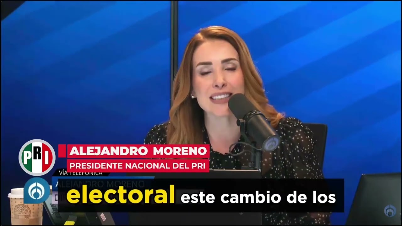 Entrevista a nuestro Presidente Alejandro Moreno con Azucena Uresti