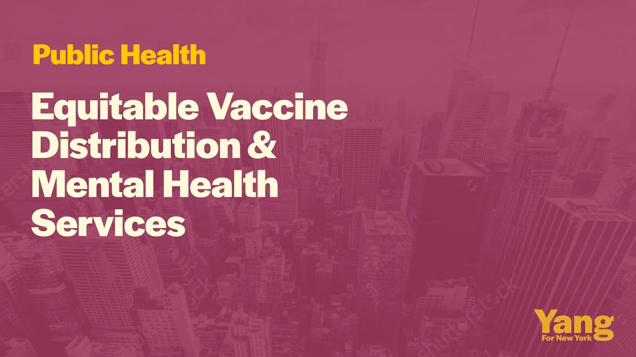 Andrew Yang Press Conference on COVID-19 Vaccinations and Public Health Policy