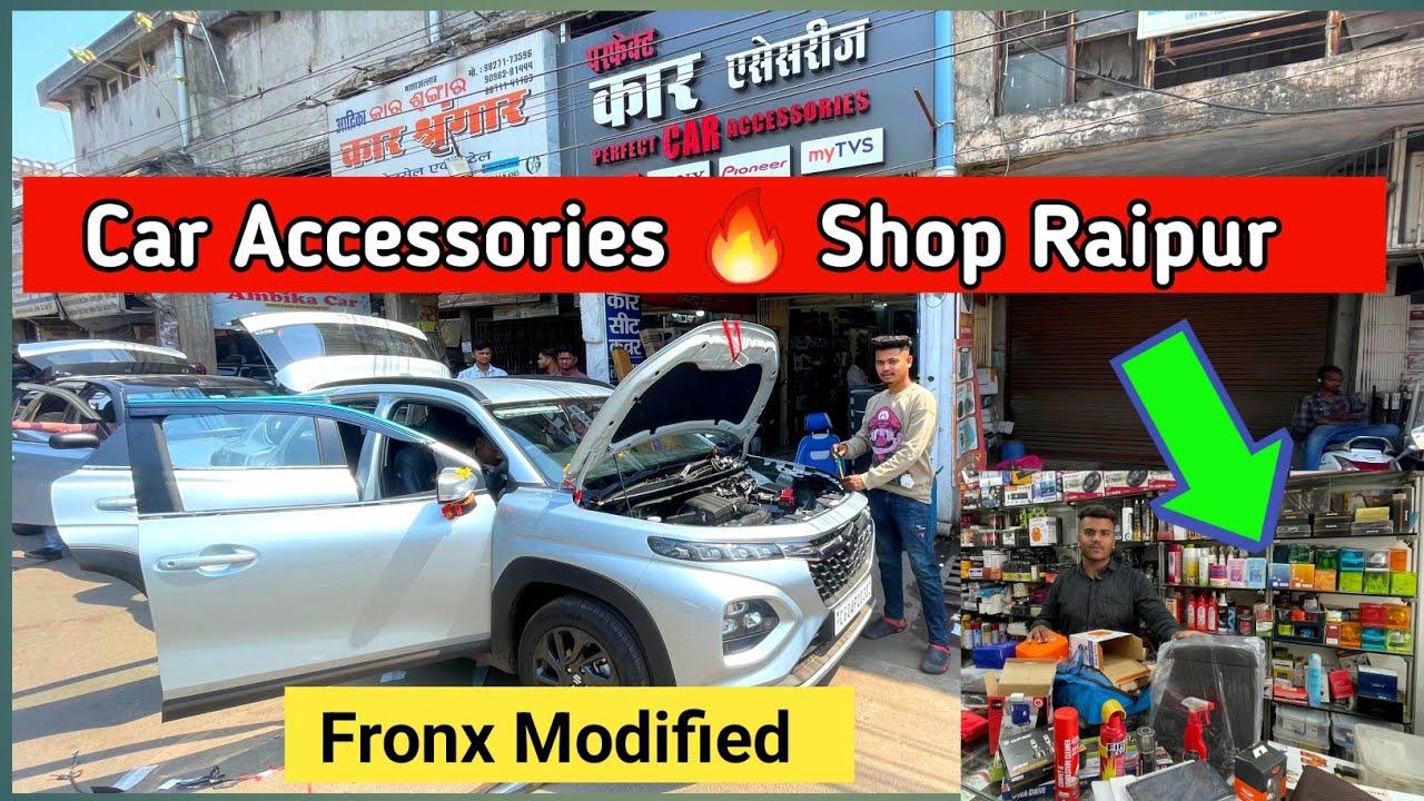 Fronx Car Modification 🔥 Starting 50 Rupay Only | Raipur Car Accessories Market Perfect  Car Raipur