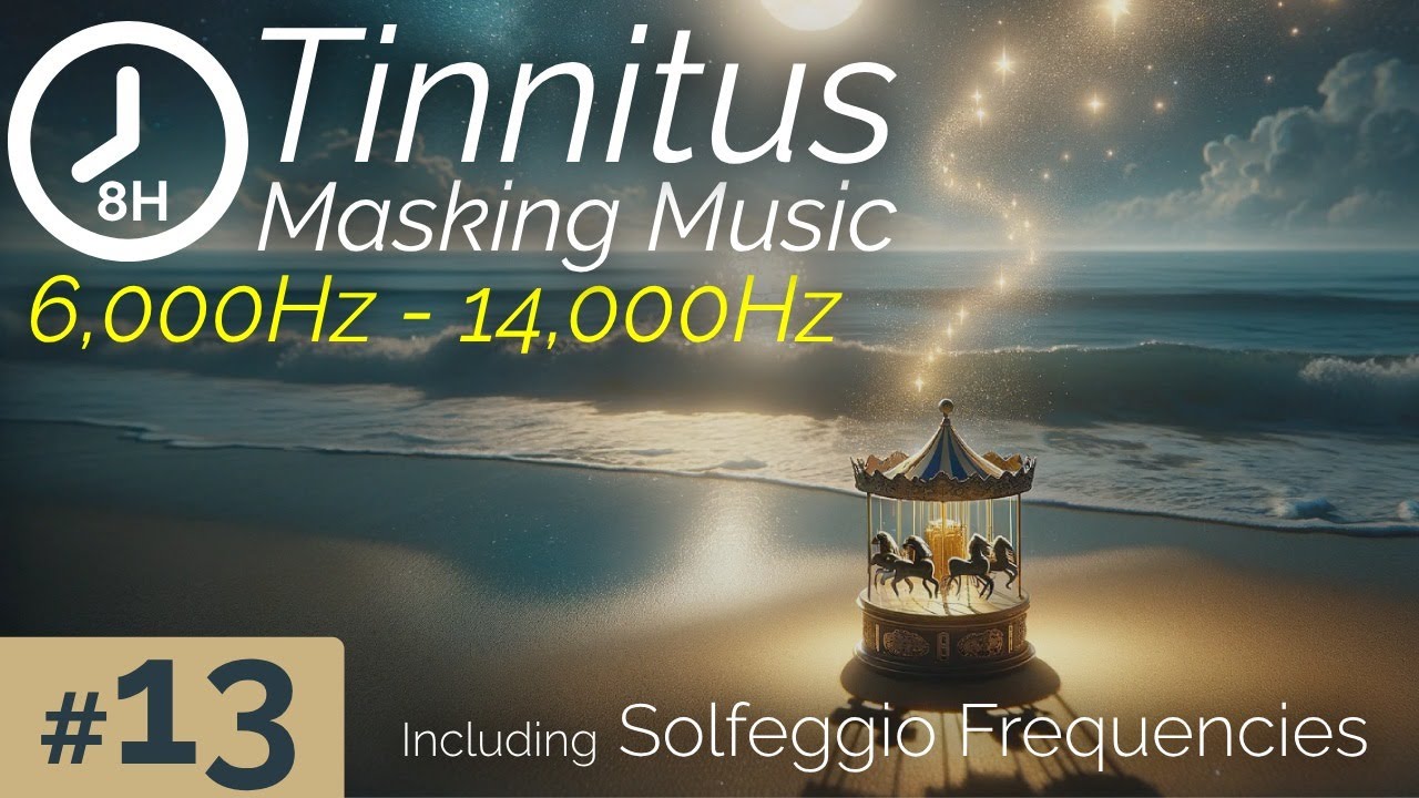 Снижение и облегчение тиннитуса - Музыка для маскировки тиннитуса 13 [8H]