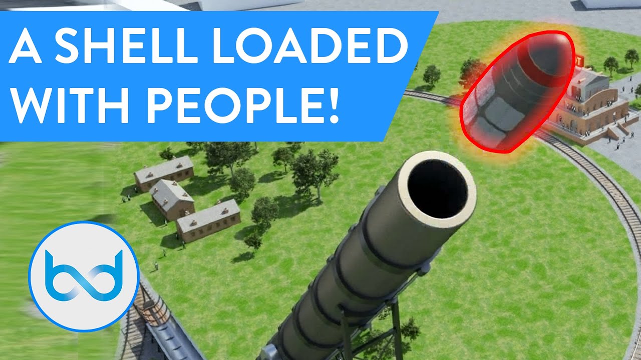 A Cannon Used As A Roller Coaster? The Craziest Design Ever!