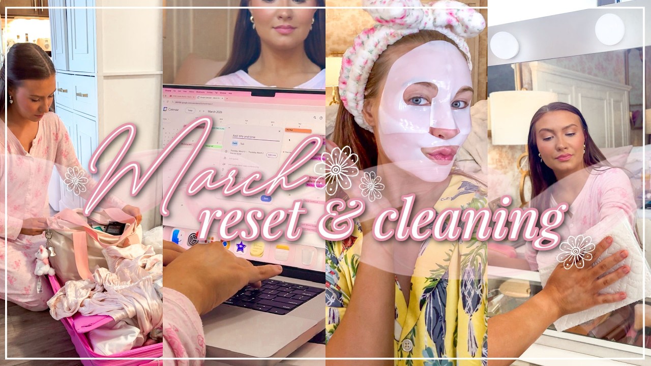 March Reset Vlog🌷 | Cleaning My Space & Resetting My Routine for Spring | Lauren Norris