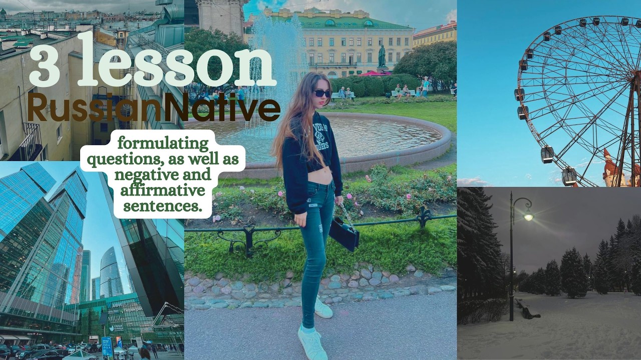 Russian language for Beginners. Lesson 3