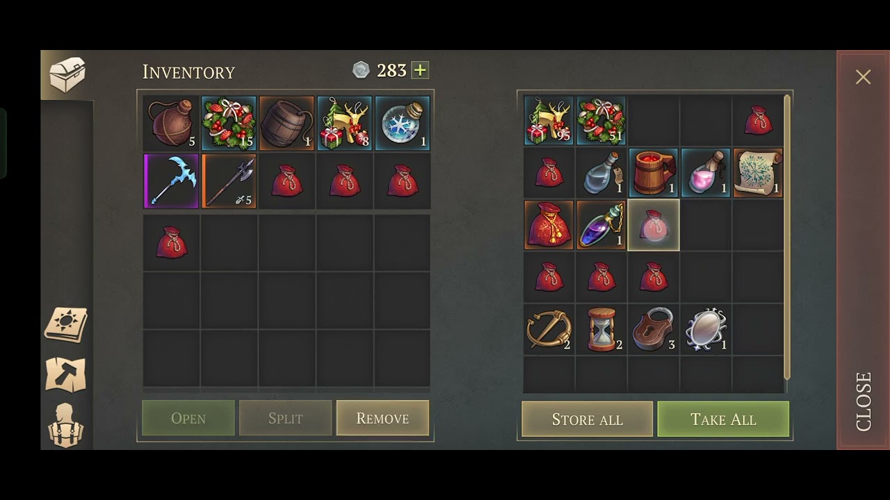 Part 4 of Where to Bomb in Plague Elf Village in Grim Soul Survival 😈 ( Unique Set ) 🫡