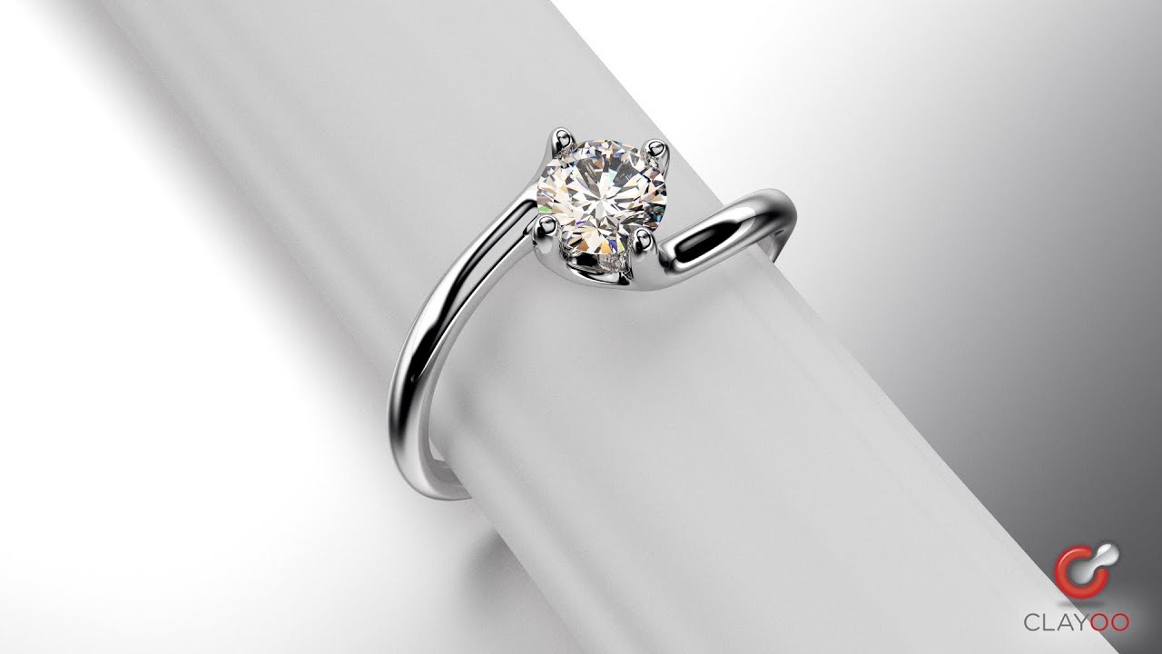 Diamond Ring Tutorial (Clayoo and RhinoGold)