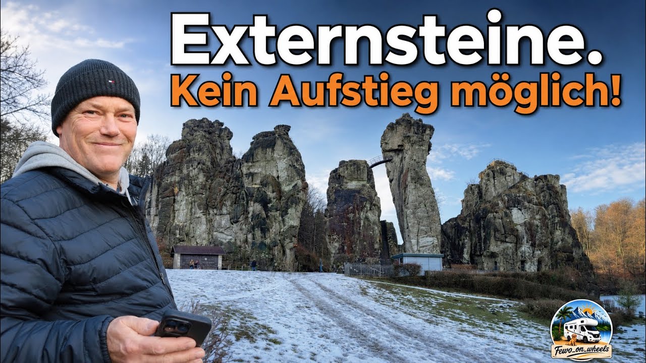 Externsteine | Wanderung im Teutoburger Wald | Rundtour vom Wohnmobil-Stellplatz