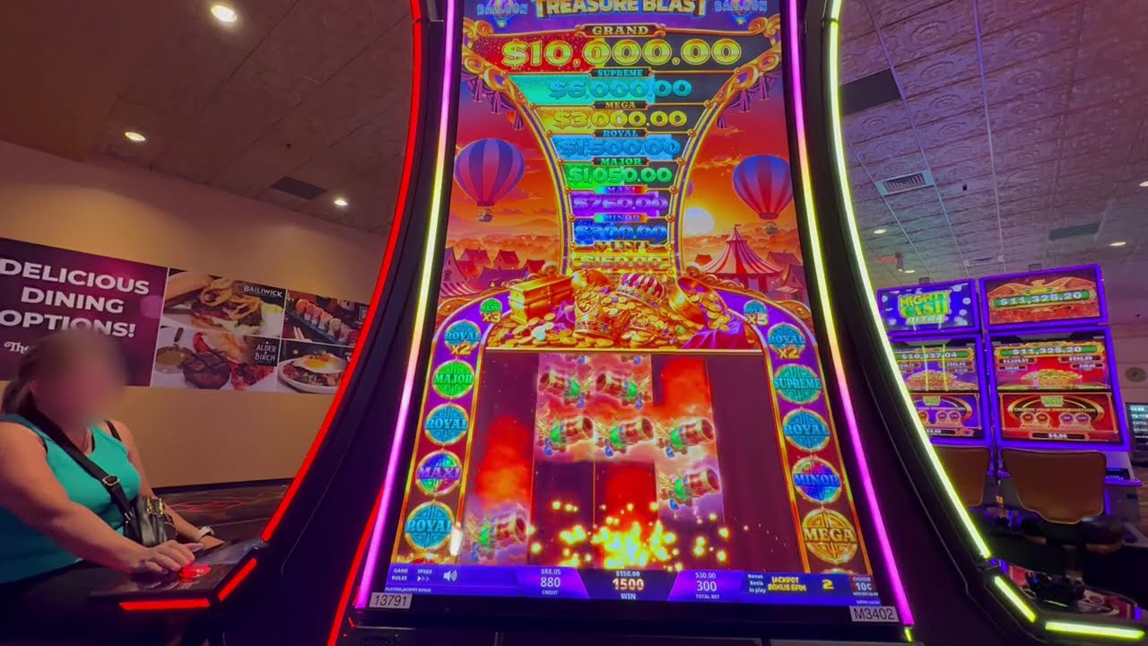 $30 bet double pop! Jackpot Handpay! Treasure Blast Slot