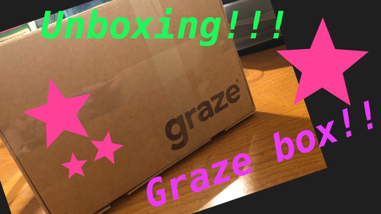 Graze box 2018 unboxing | food tasting | Graze box