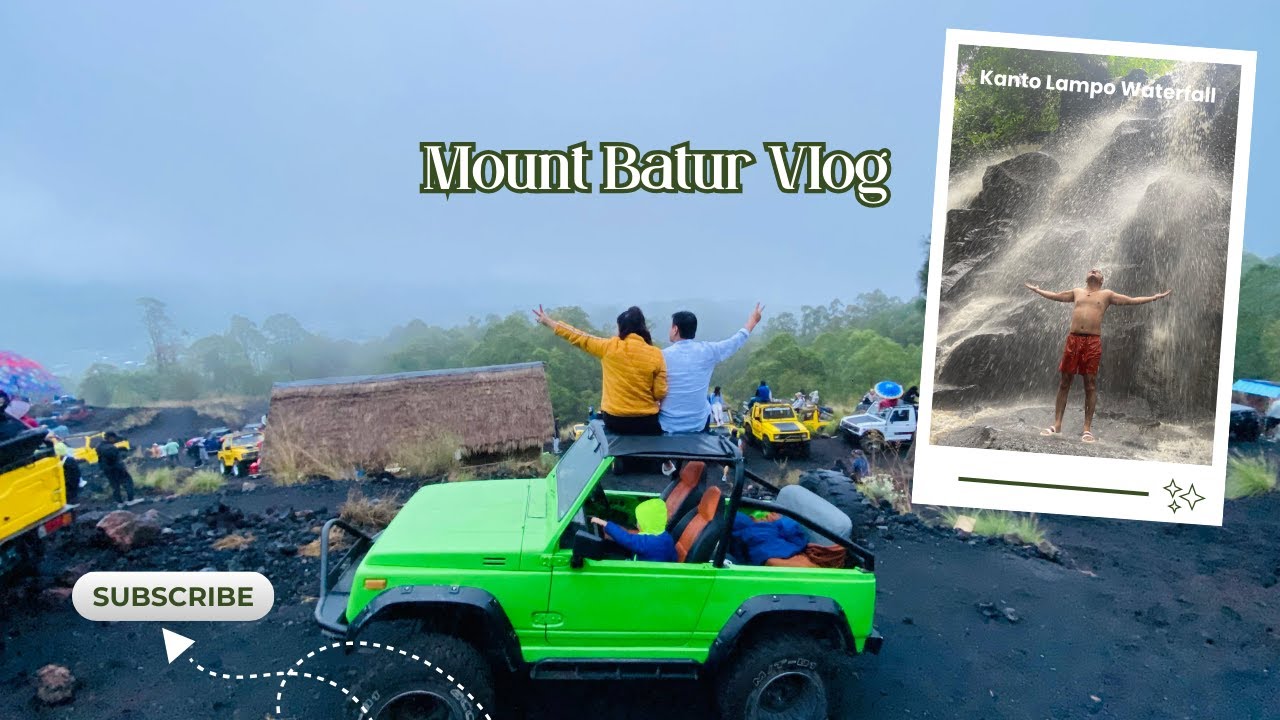 Mount Batur | Kanto Lamp Waterfall | Coffee Plantation | Places to visit in ubud Bali |