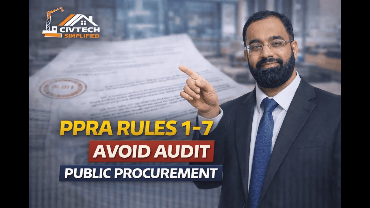 7 PPRA Rules every engineer learn to pass Audit & NAB| Procurement Rules | e-bidding | EPADS Bidding