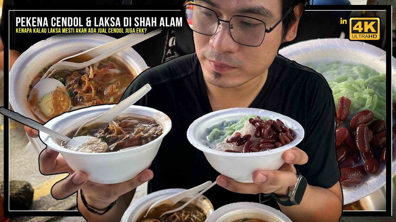 VIRAL CENDOL & LAKSA di Bustop Shah Alam Sekysen 13 ni (kenapa kalau Laksa mesti ada jual Cendol?)