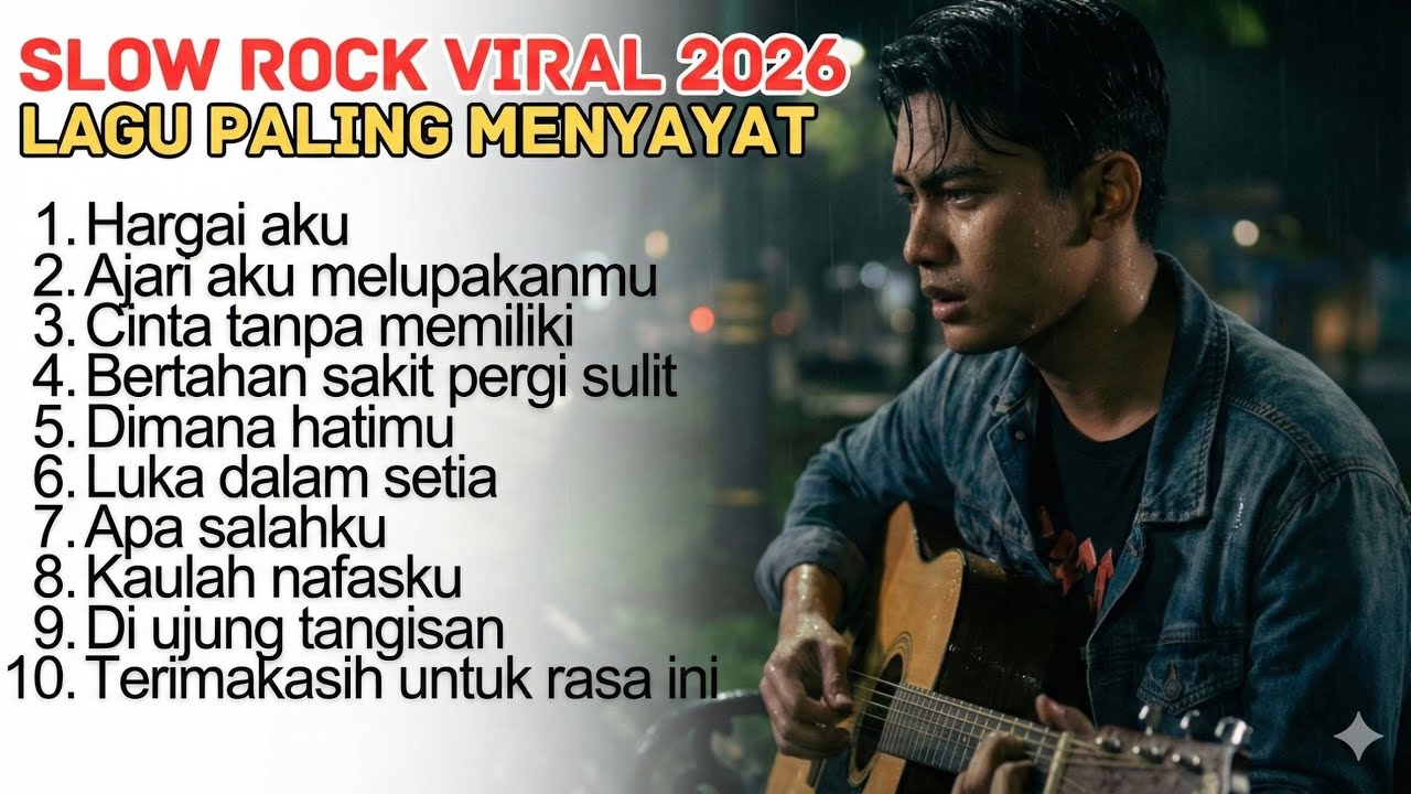 Slow Rock Viral 2026 | Lagu Paling Menyayat Hati – Full Album (Remastered)
