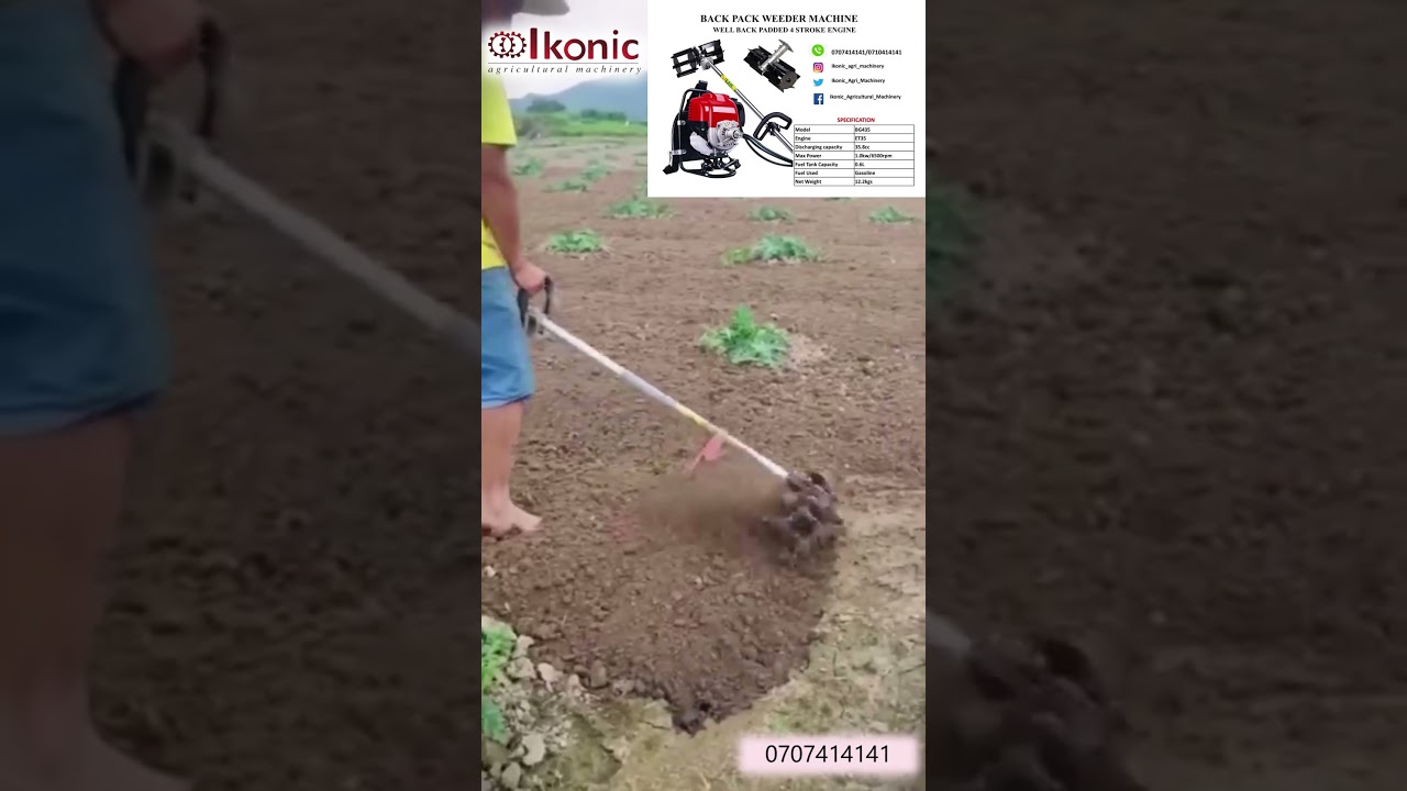 Back Pack Brush Cutter/ Weeder/Ikonic Limited