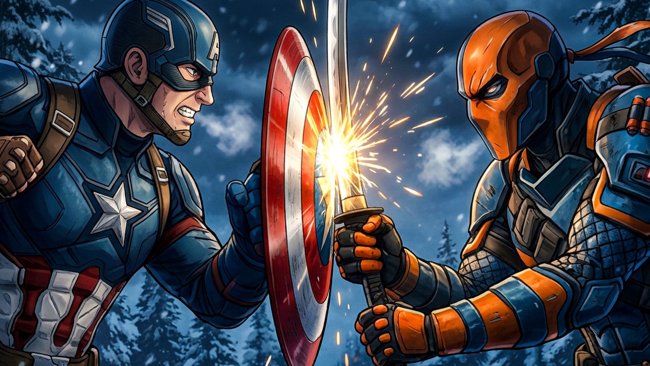 Could CAPTAIN AMERICA Survive a Battle Against DEATHSTROKE?