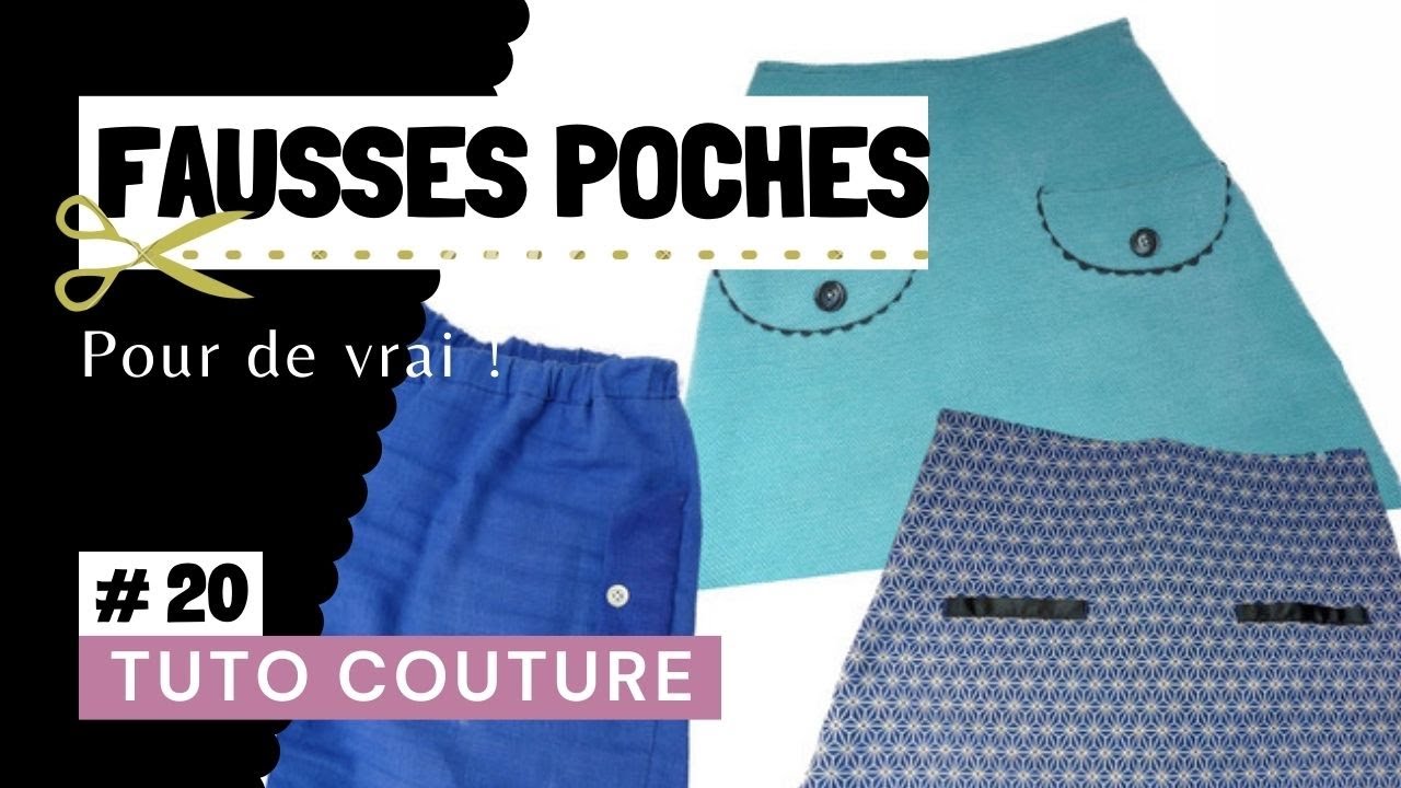 Tuto COUTURE # 20 : 4 vraies fausses poches !
