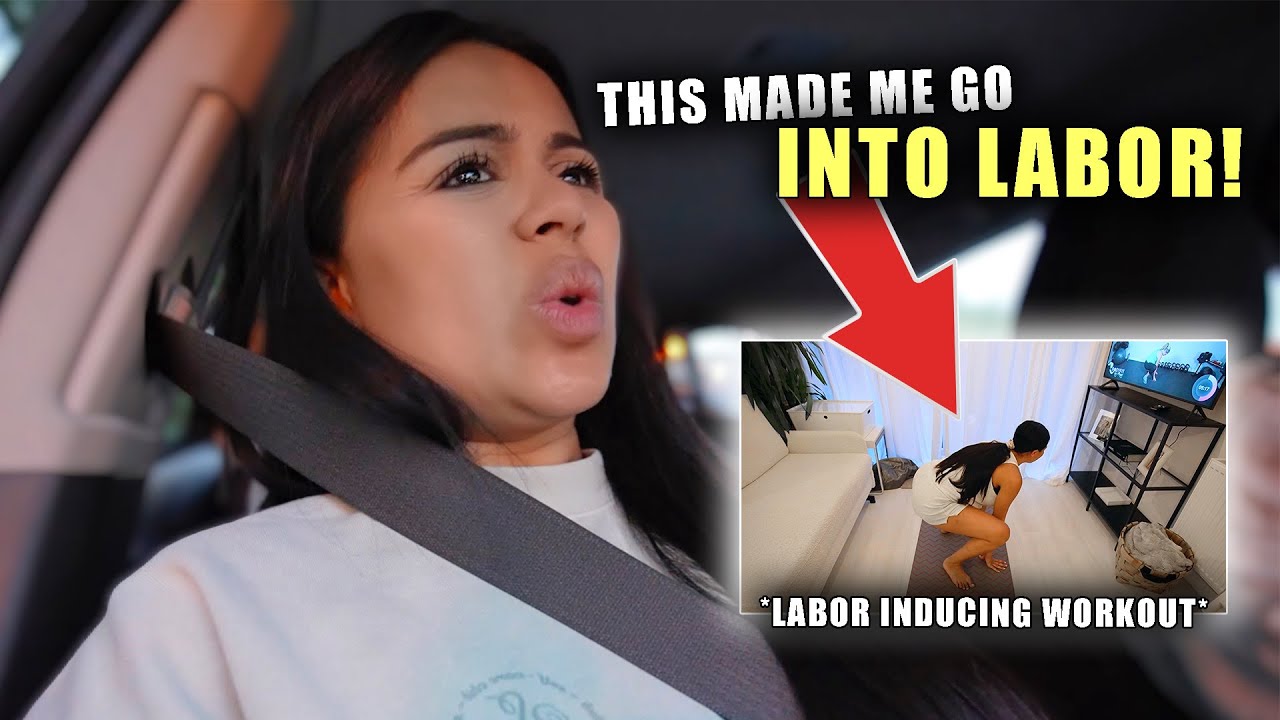 GOING INTO LABOR, CAUGHT ON CAMERA *INDUCING LABOR WORKOUT ACTUALLY WORKED!!*