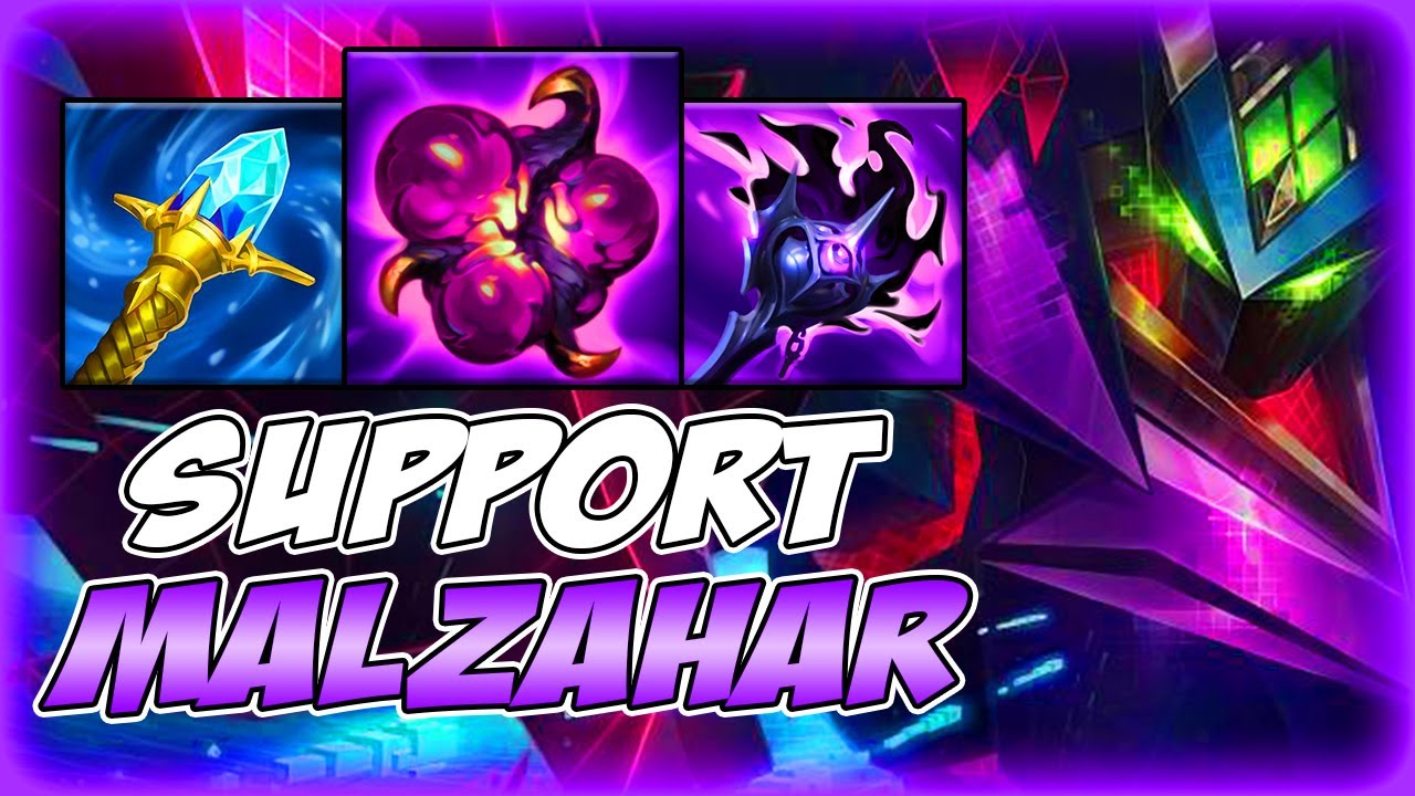 MALZAHAR SUPPORT IS ACTUALLY LEGIT - S14 Malzahar SUPPORT Gameplay Guide