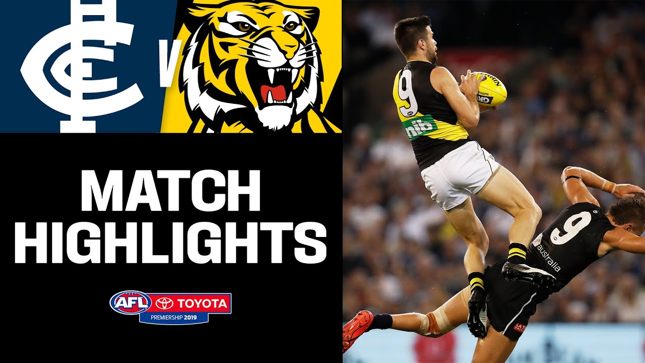 Rance injury sours Lynch debut | Carlton v Richmond Highlights | Round 1, 2019 | AFL